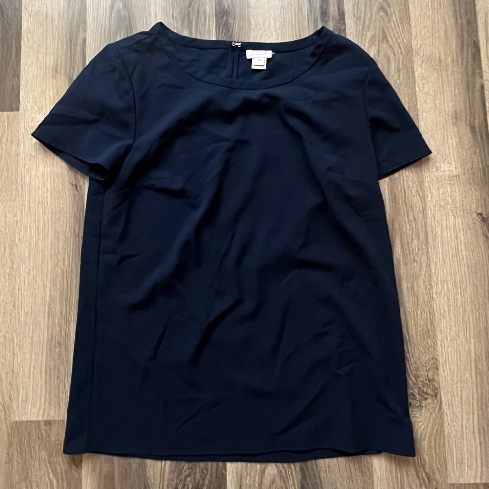 J crew blue shirt